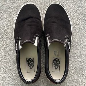 Black Unisex Slip on Vans
